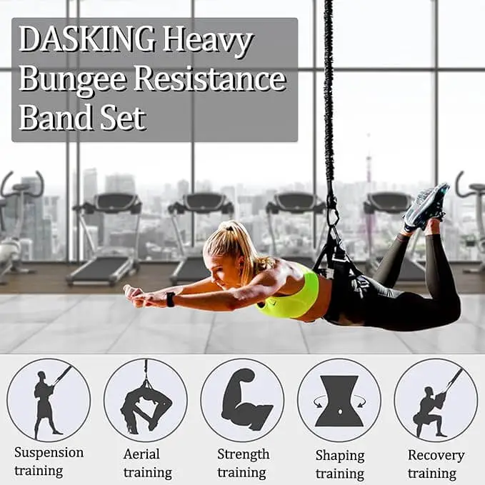 Bungee fitness equipment at home Dasking set up